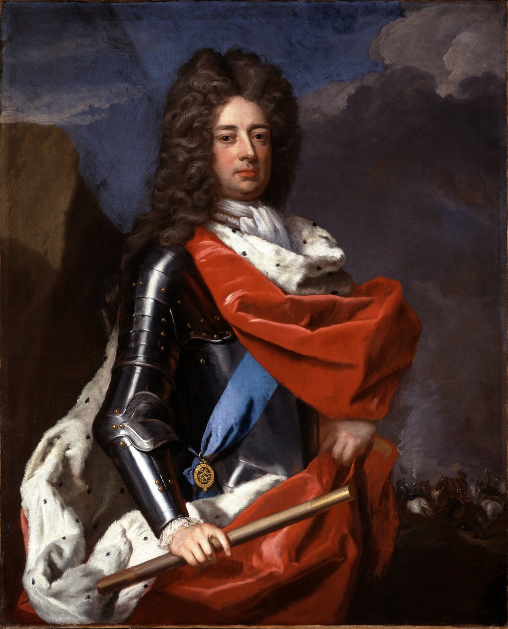 John Churchill (1650-1722) 1. hertug af Marlborough, ca. 1702 af Michael Dahl