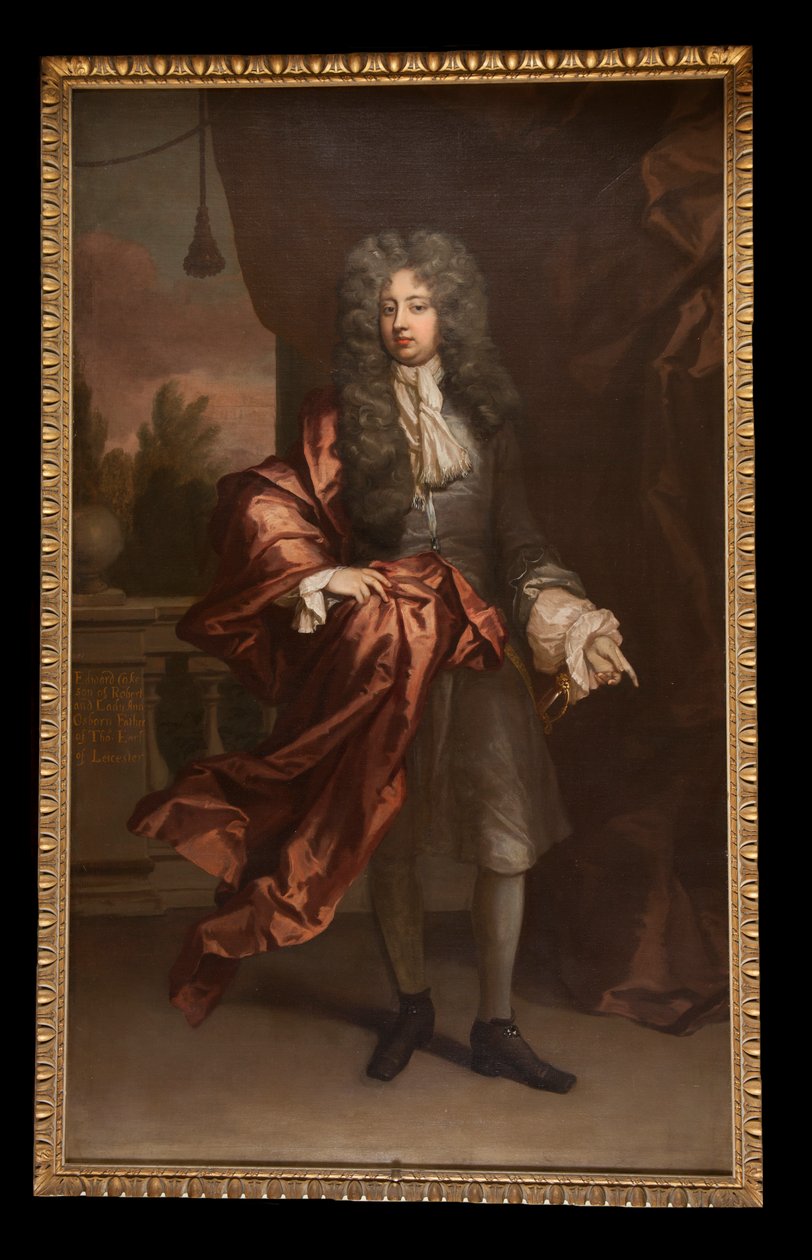 Portræt af Edward Coke, ca. 1690 af Michael Dahl
