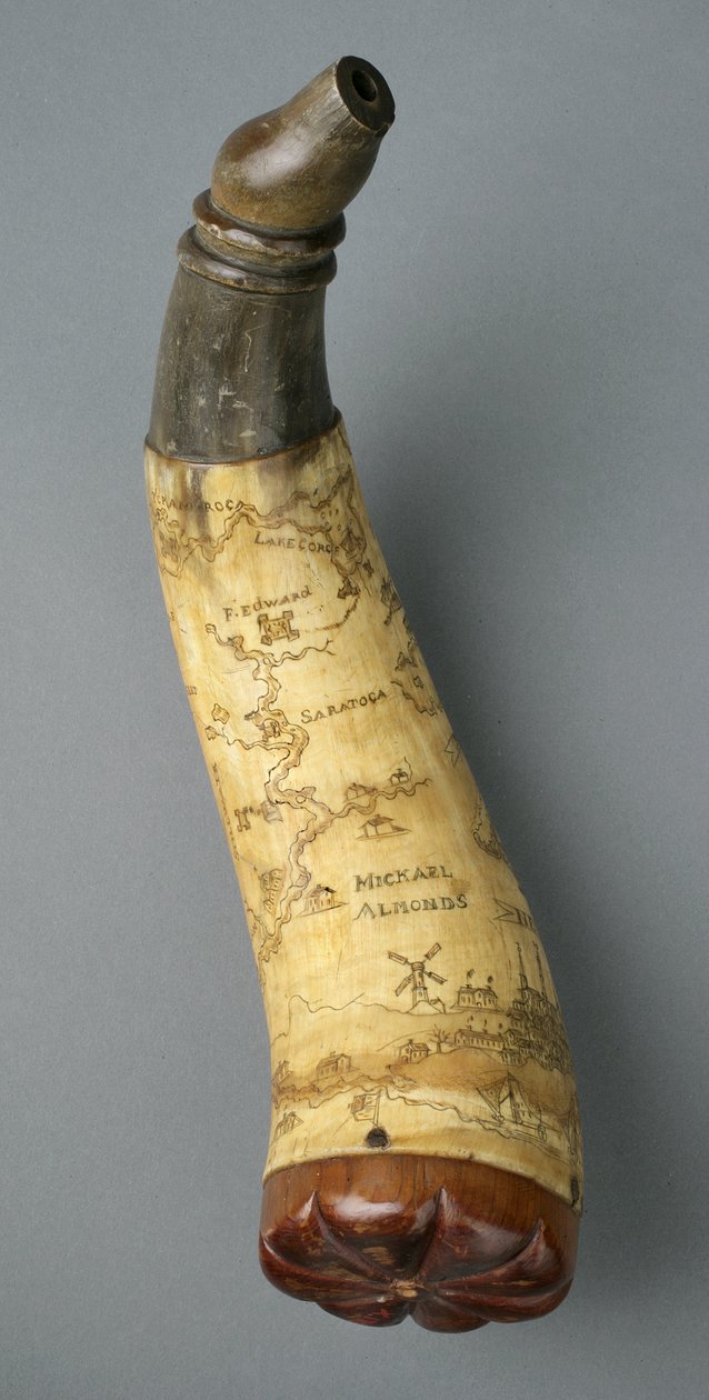 Krudthorn, 1785 (horn og træ) af Michael Almonds