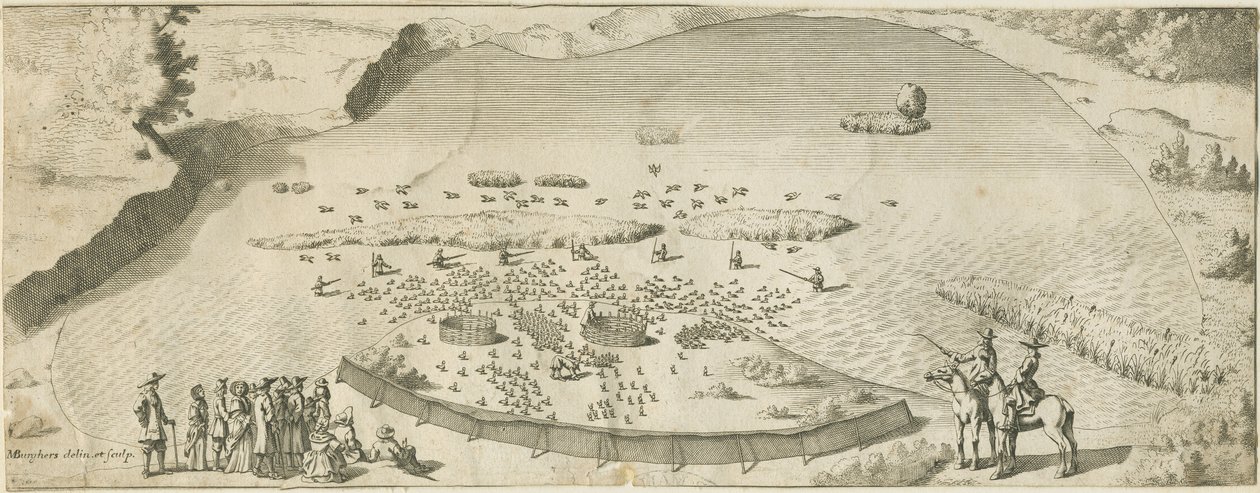 High Offley - Shebben Pool: gravering, nd [1653-1686] (tryk) af Michael Burghers