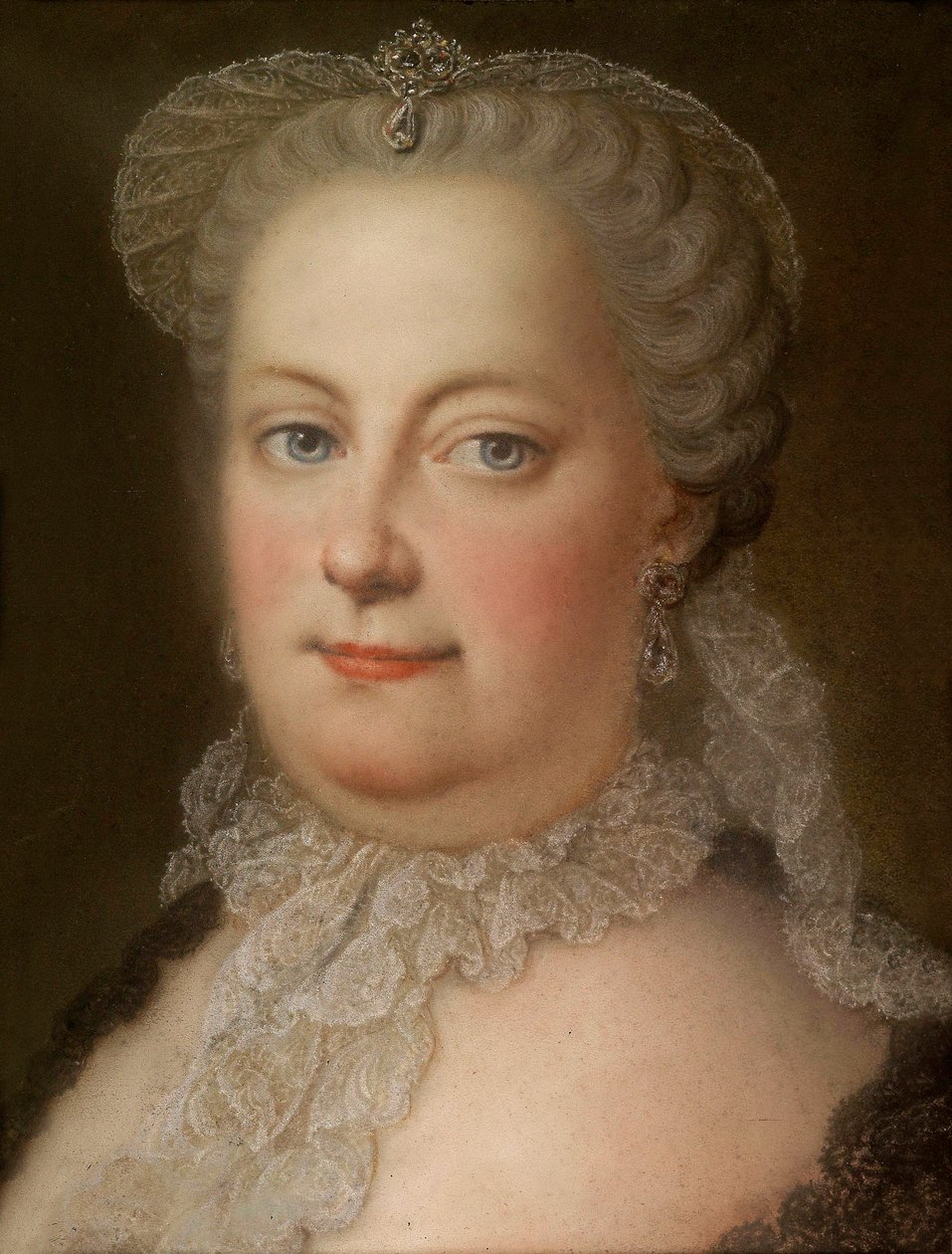 Portræt af kejserinde Maria Theresia af Østrig (1717-1780) af Michael Christoph Hagelgans