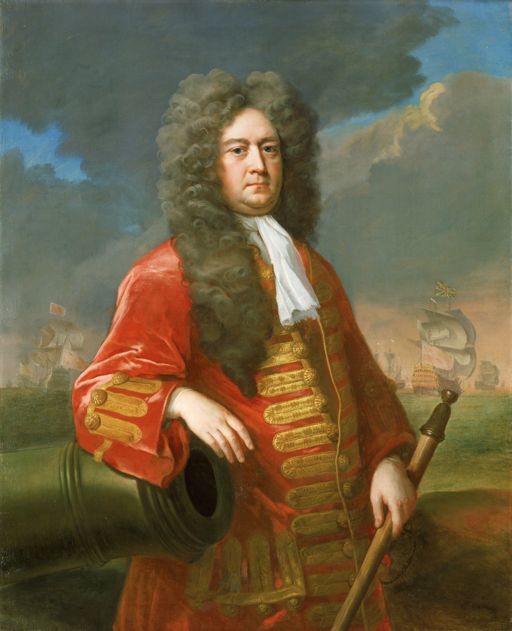 Admiral Sir George Rooke (1650-1709), ca. 1705 (olie på lærred) af Michael Dahl