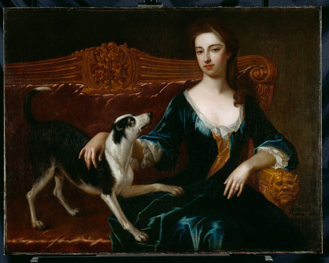 Elizabeth Grey, senere grevinde af Portsmouth (olie på lærred) af Michael Dahl