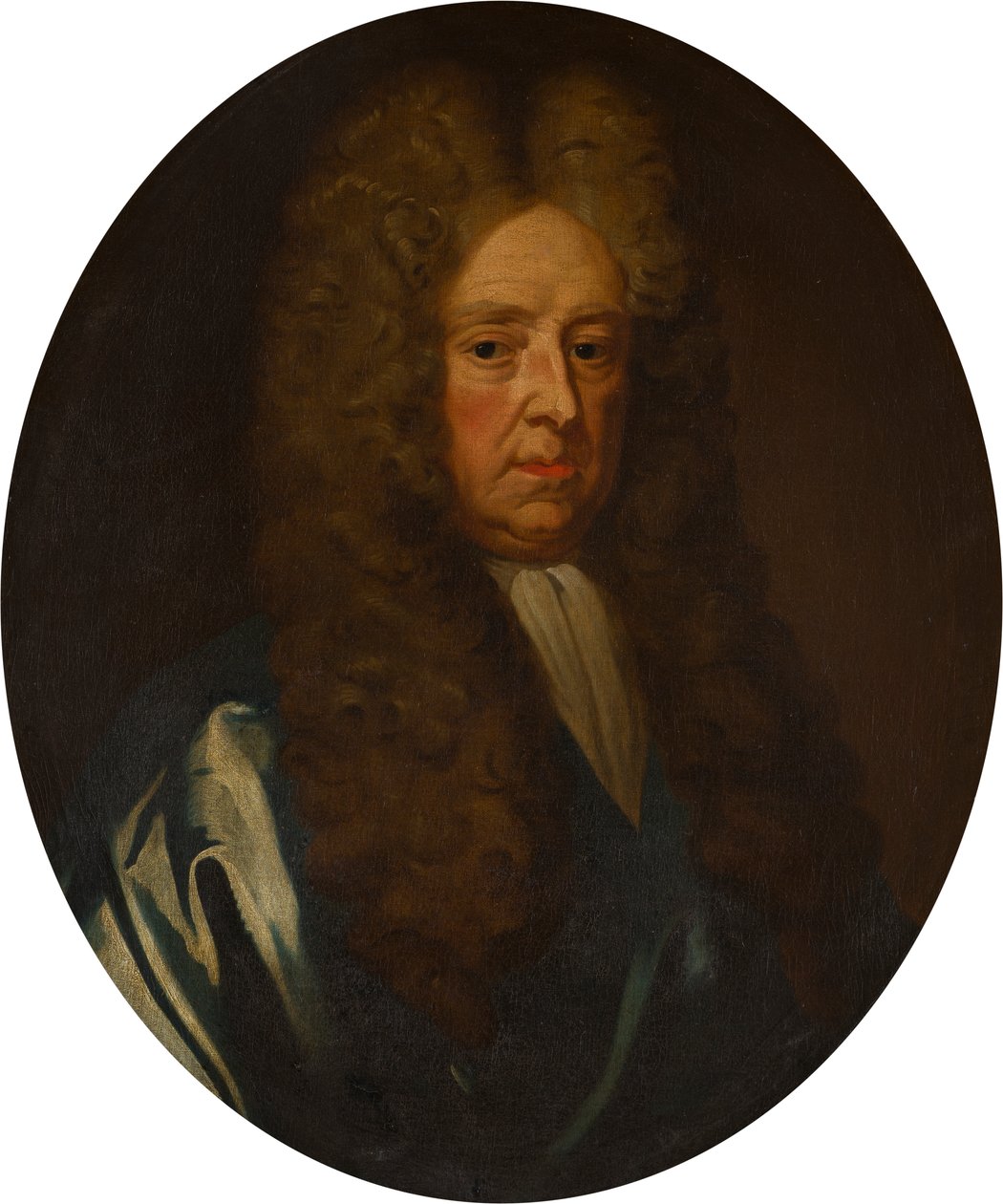 Portræt af Francis, Viscount Newport, ca. 1. jarl af Bradford (1620-1708), 78 år, ca. 1698-1700 (olie på lærred) af Michael Dahl