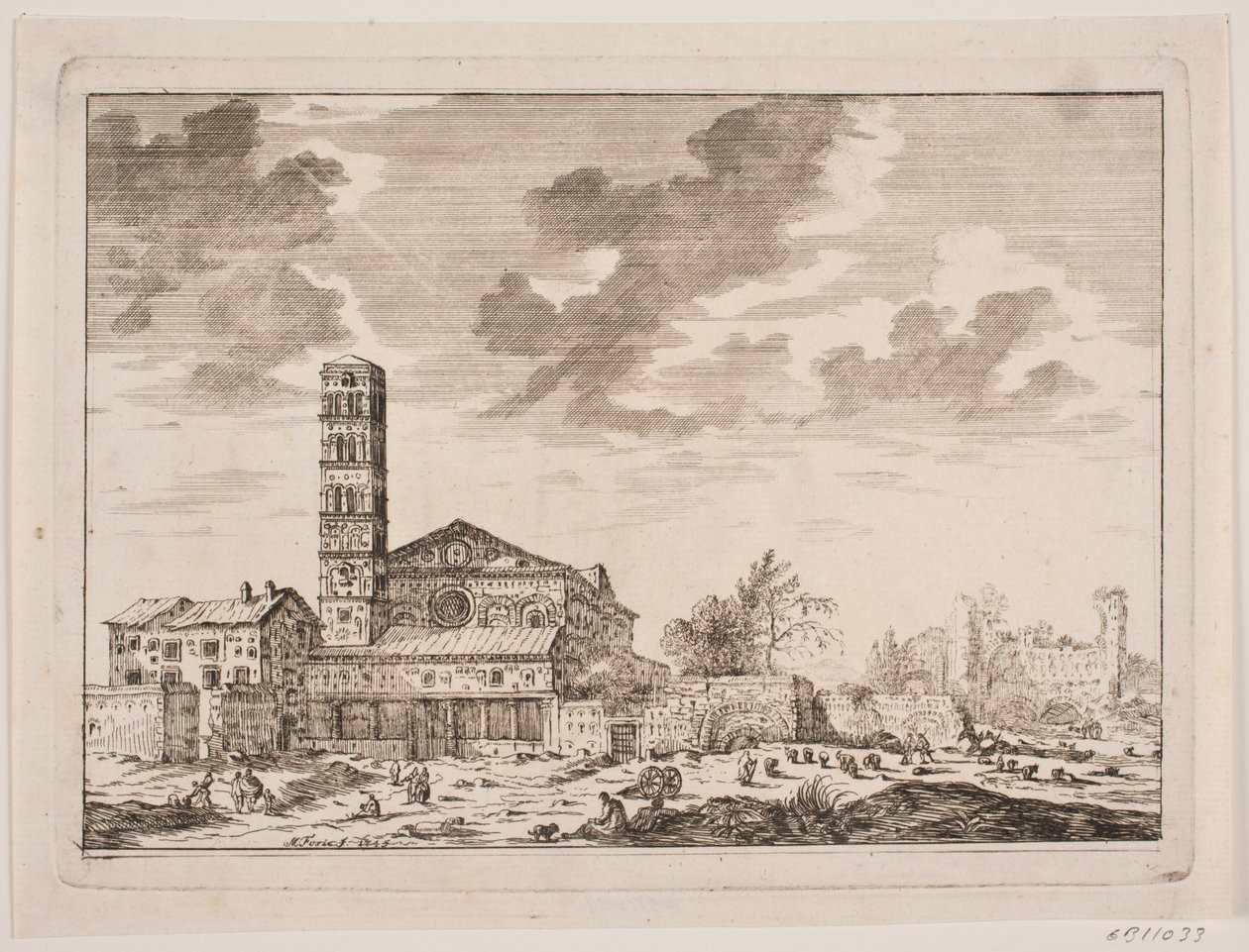 Italiensk kirke af Michael Fosie