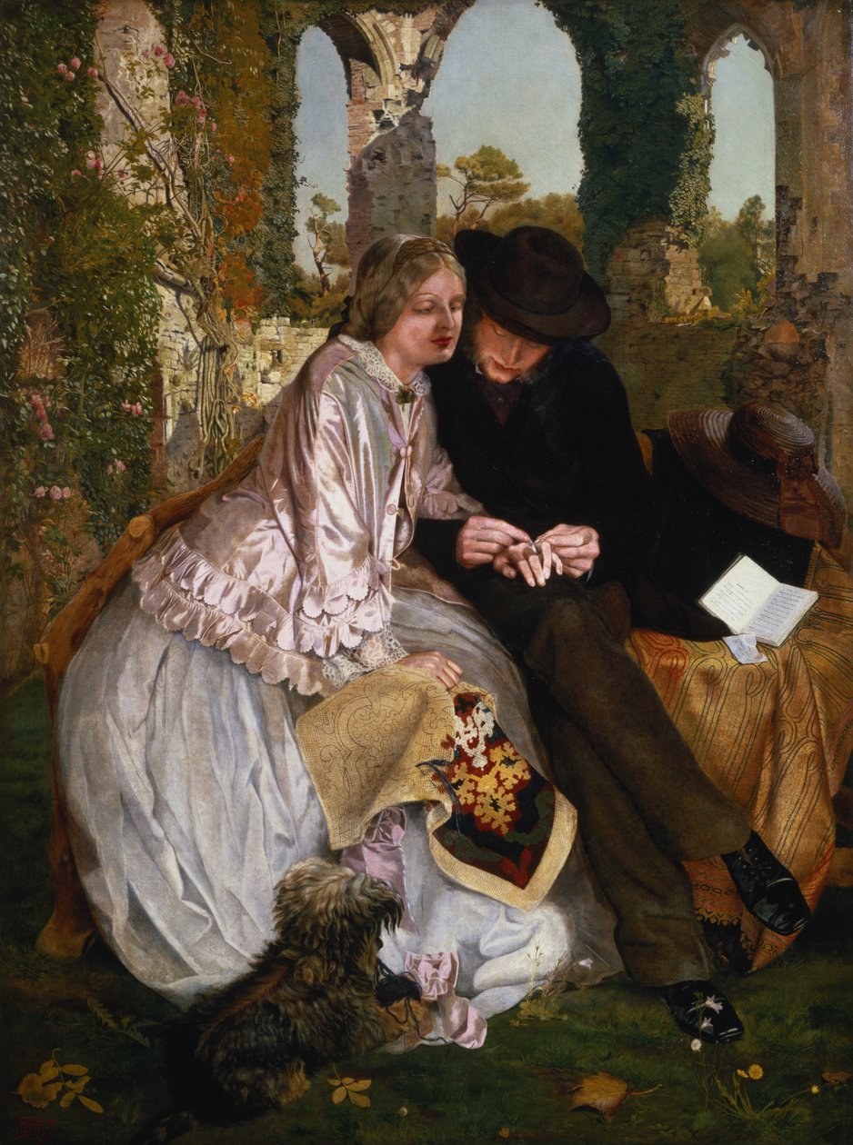 Mål til vielsesringen, 1855 af Michael Frederick Halliday