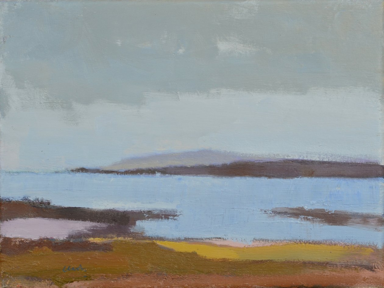 Iona, 2017 (olie på linned) af Michael G. Clark