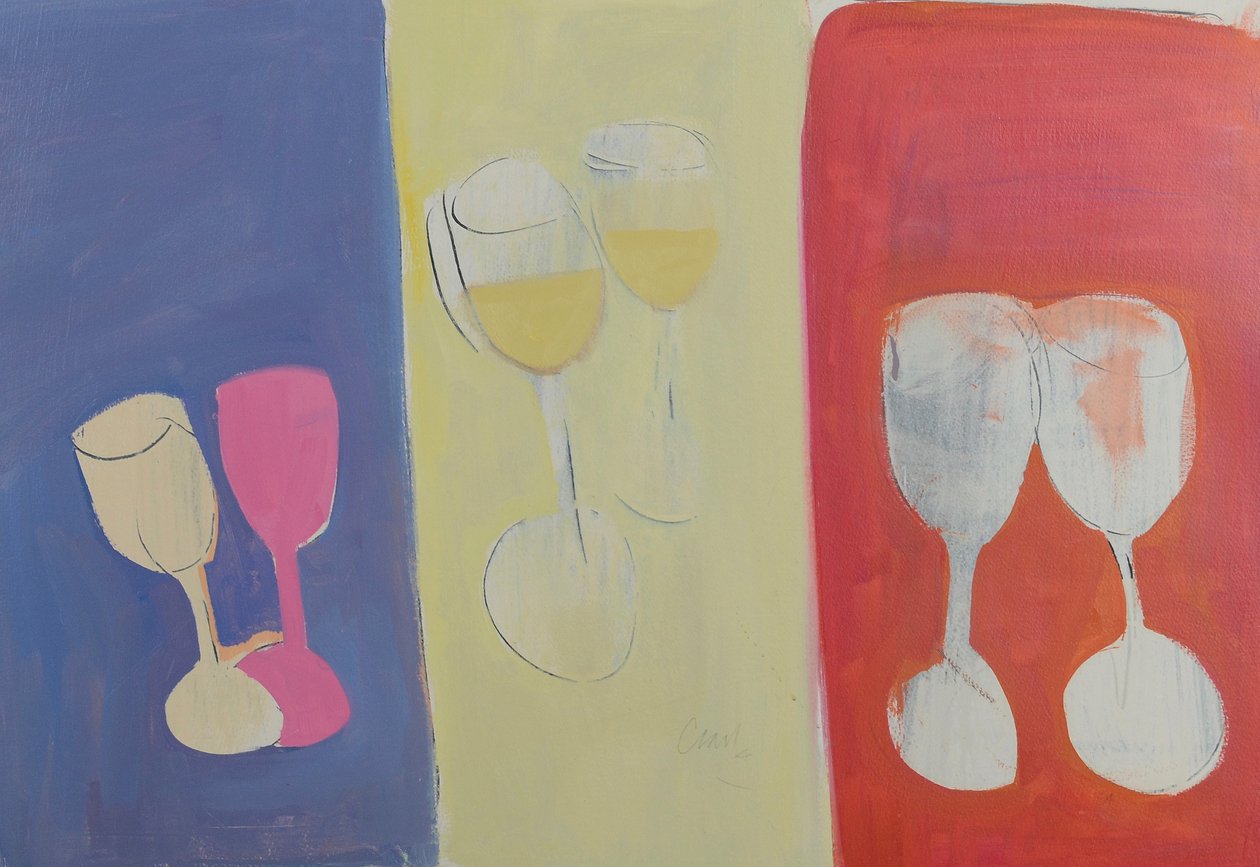Memories of France, 2016 (blandede medier) af Michael G. Clark