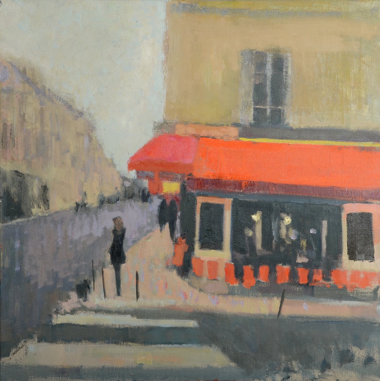 Paris, 3. Arrondissement, 2015 (olie på linned) af Michael G. Clark