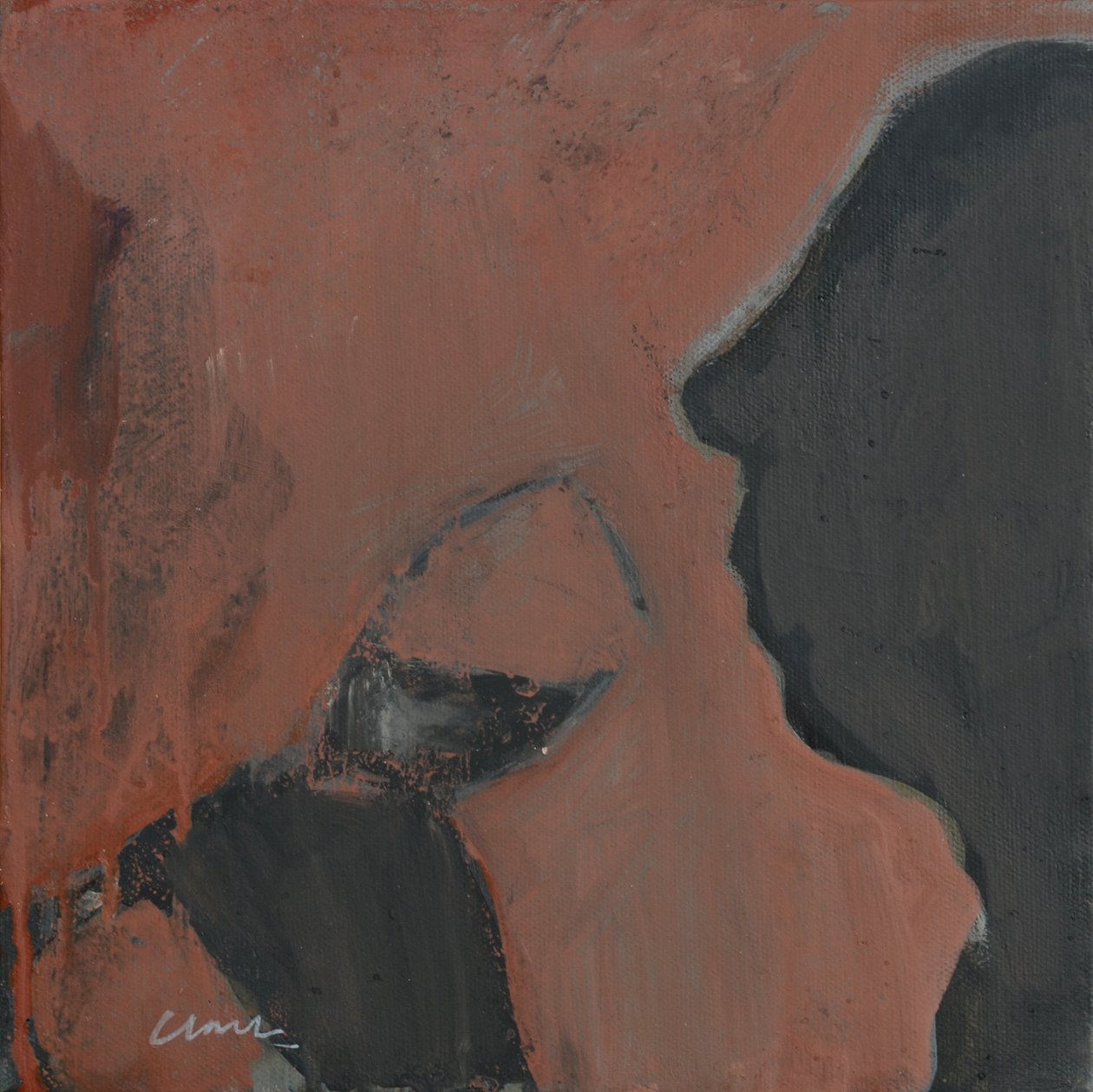 Wine Bibbing, 2016 (akryl på lærred) af Michael G. Clark