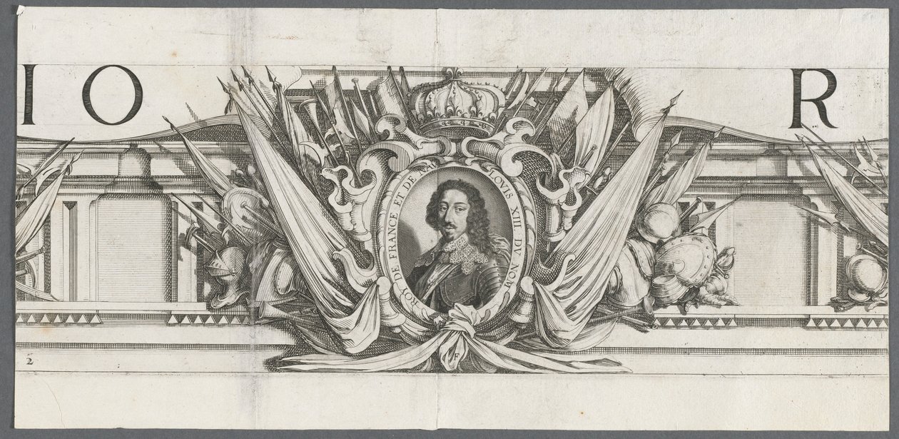 Belejringen af La Rochelle: Tavle 2, 1628-1630. af Michael Lasne