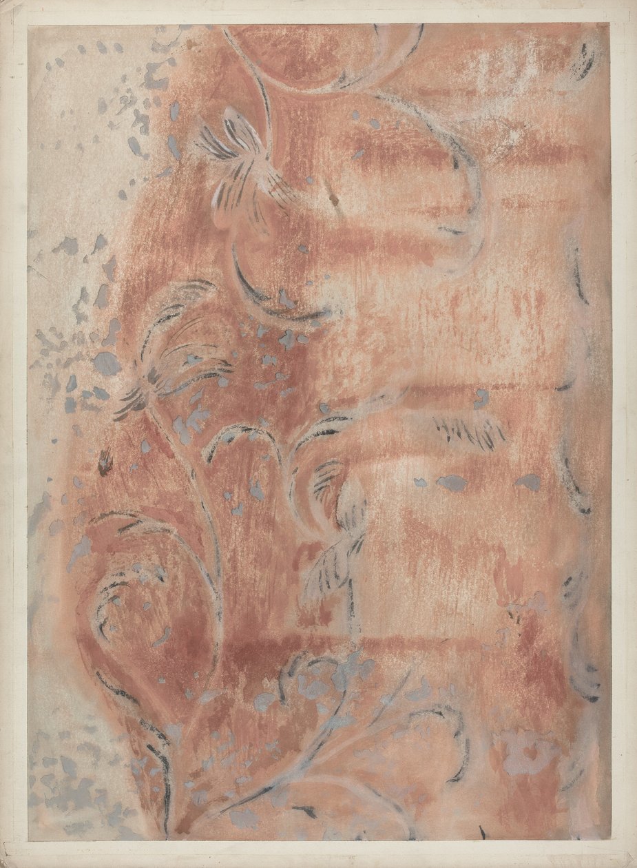 Fragment af vægdekoration, ca. 1940. af Michael Lauretano