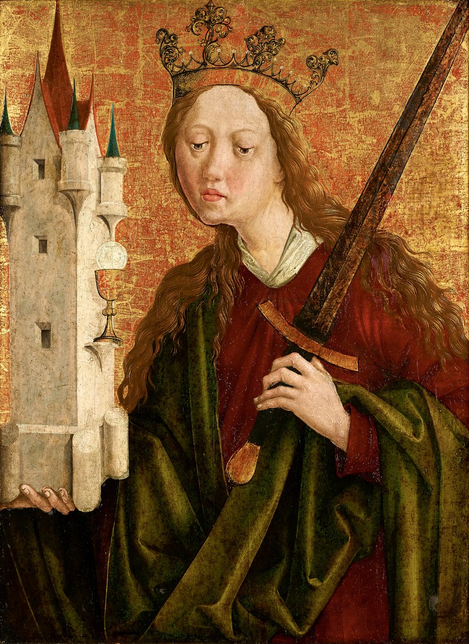 Gør du. Barbara af Michael Pacher (Werkstatt)