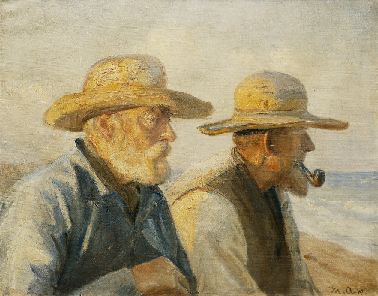 De gamle Fiskere, af Michael Peter Ancher