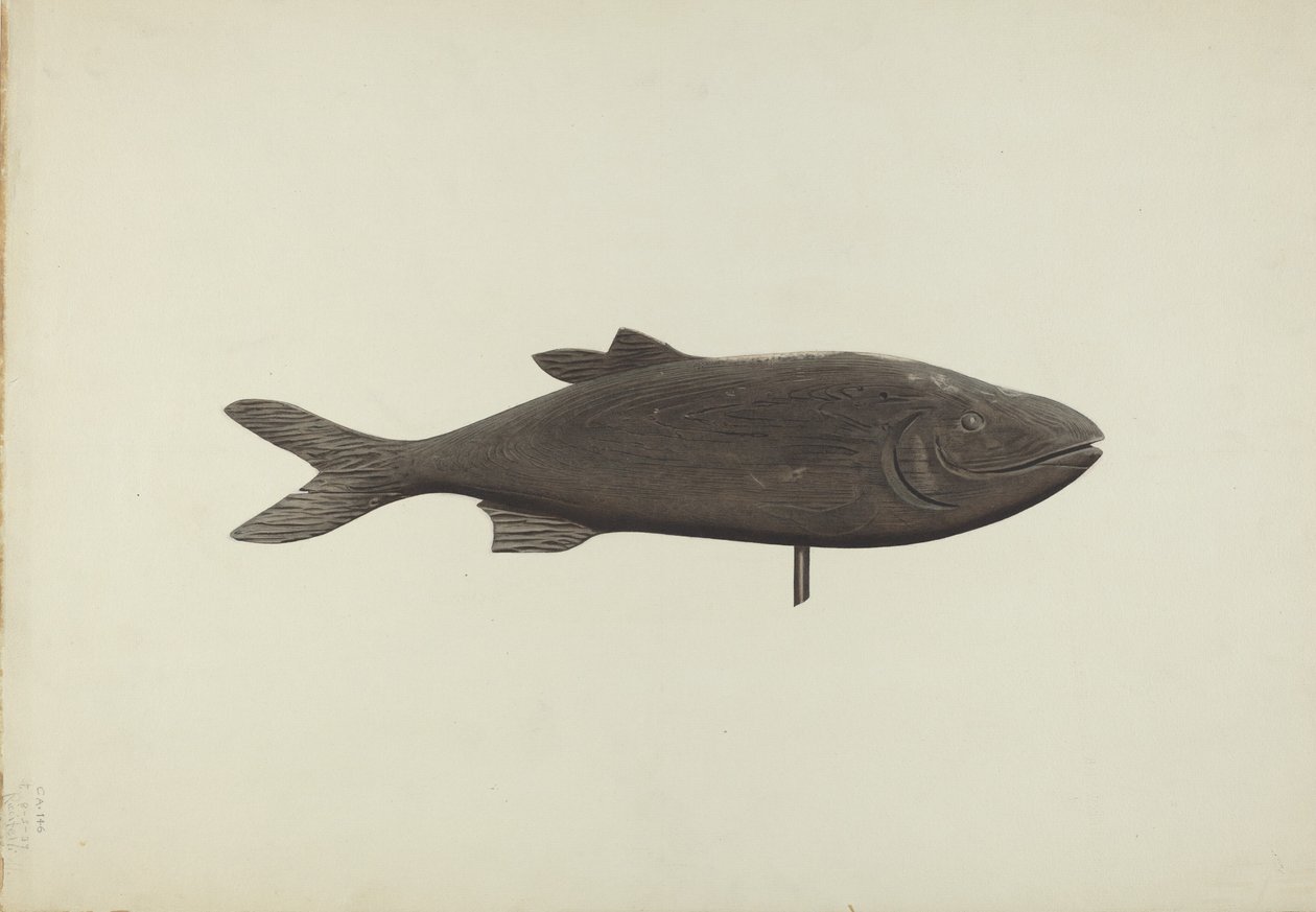 Fiskevejrhane, ca. 1939. af Michael Riccitelli