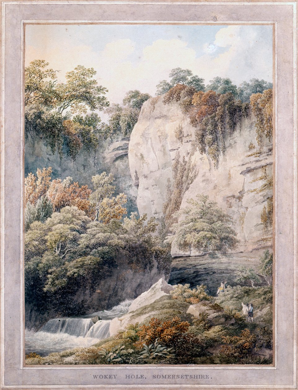 Wookey Hole, Somerset, 1700-tallet af Michael Rooker