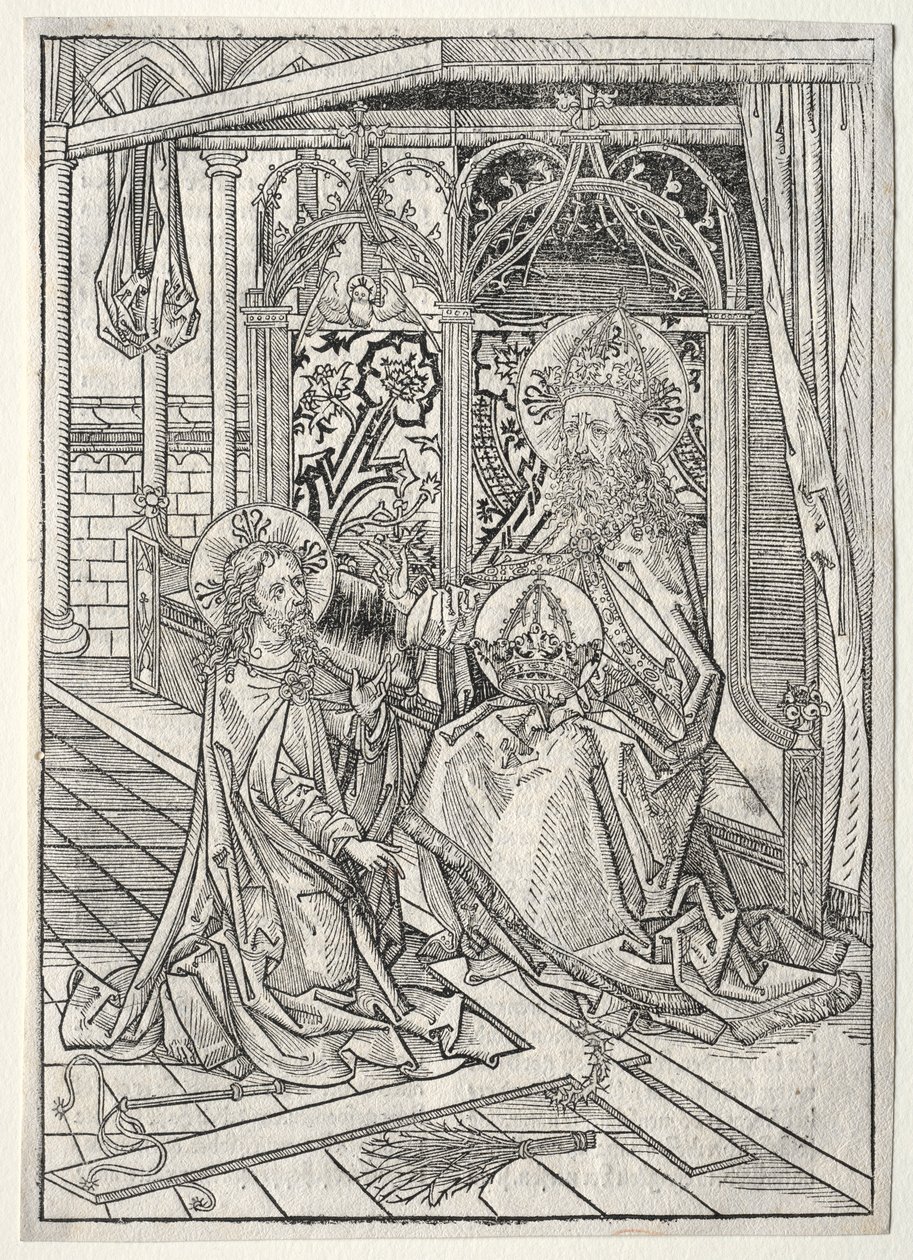 The Treasure Keeper: The Trinity, 1491. af Michael Wolgemut