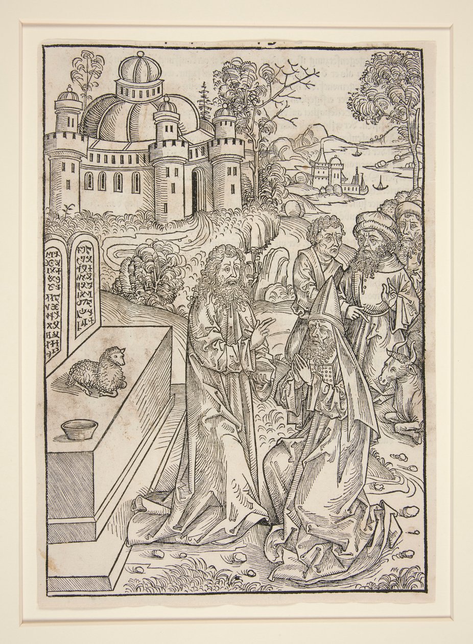 Side fra Stephan Fridolin, Skattevogteren (Nürnburg: Anton Koberger, 1491) af Michael Wolgemut