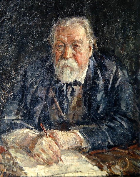 Portræt af komponisten Michail Ippolitov-Ivanov (1859-1935) 1934 af Michail Fyodorovich Shemyakin