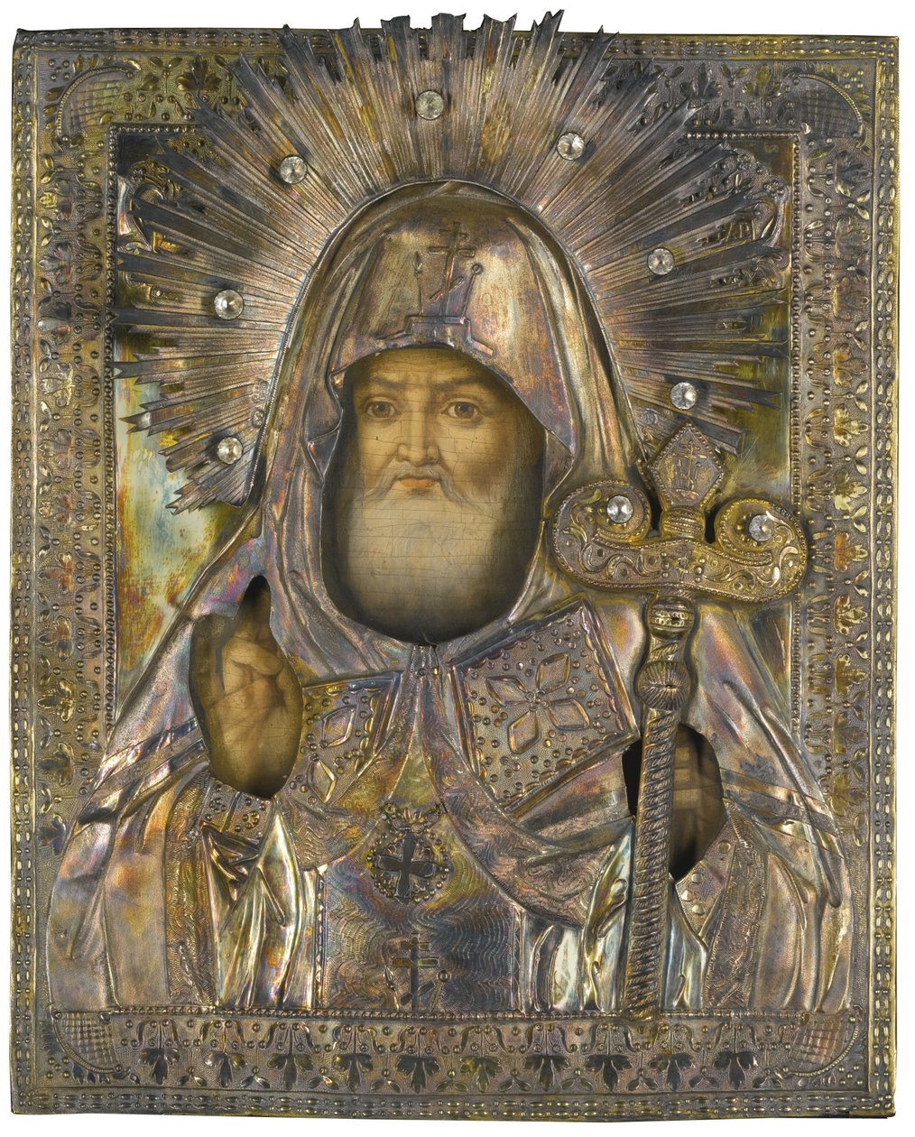 Sankt Mitrofan af Voronezh, 1835 af Michail Vasilyevich Borodulin