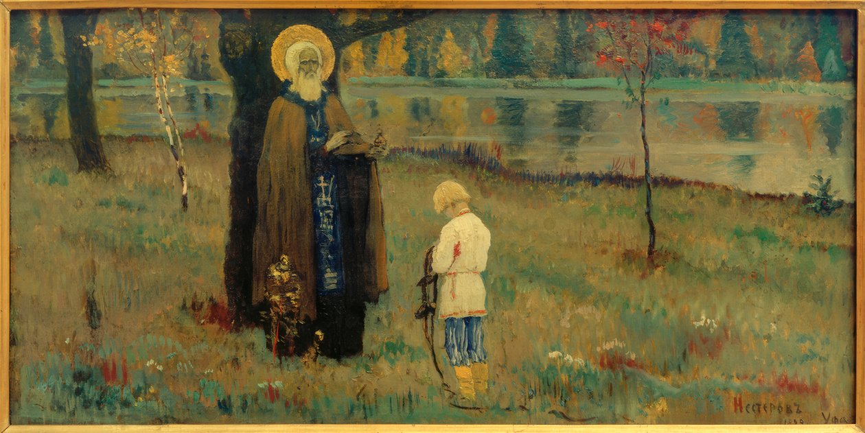 Syn af drengen Bartholomæus af Michail Wassiljewitsch Nesterow