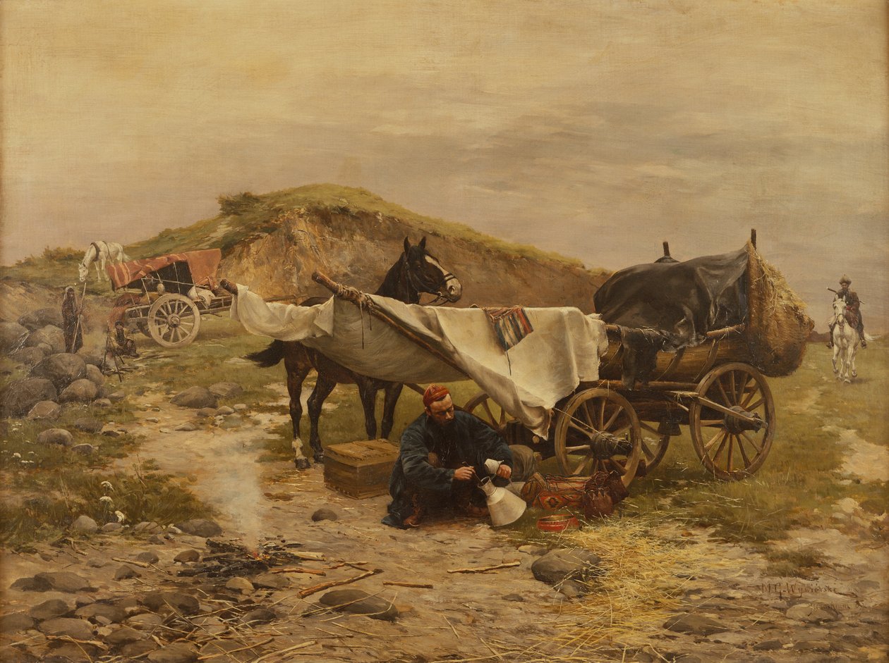 Tartarer hviler af Michal Pawel Gorstkin Wywiórski