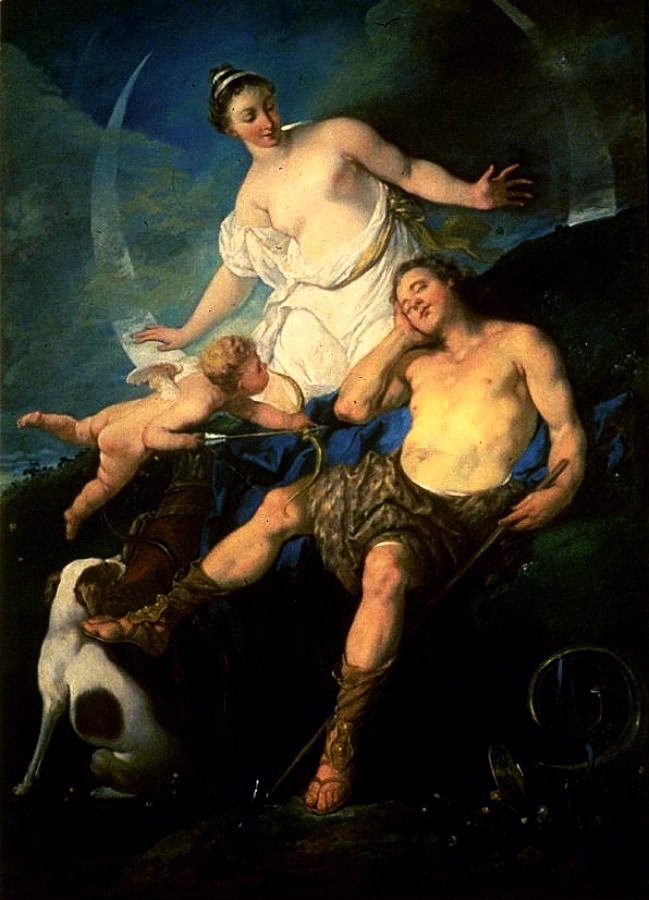 Diana og Endymion af Michel Francois Dandre Bardon