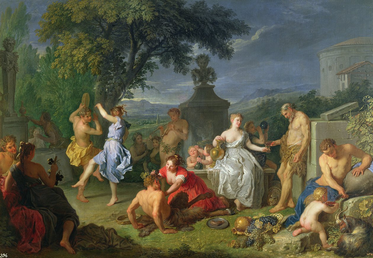 Bacchanal, 1719 af Michel Ange Houasse