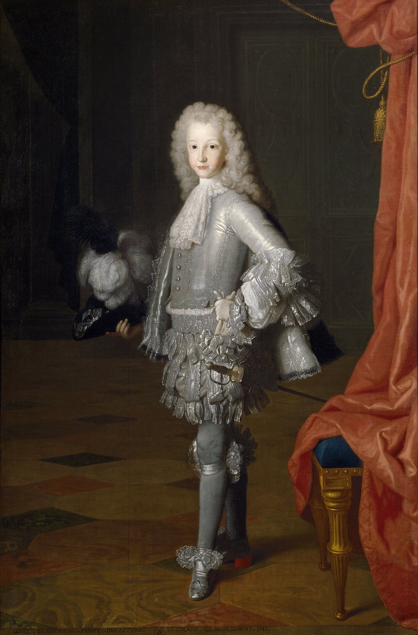 Louis I som prins af Asturien, 1717 af Michel Ange Houasse
