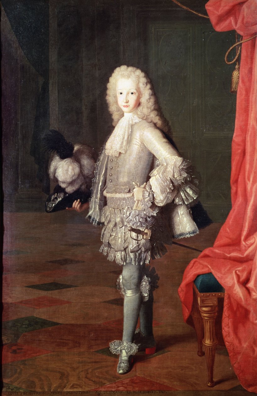 Portræt af Ludvig I af Spanien af Michel Ange Houasse
