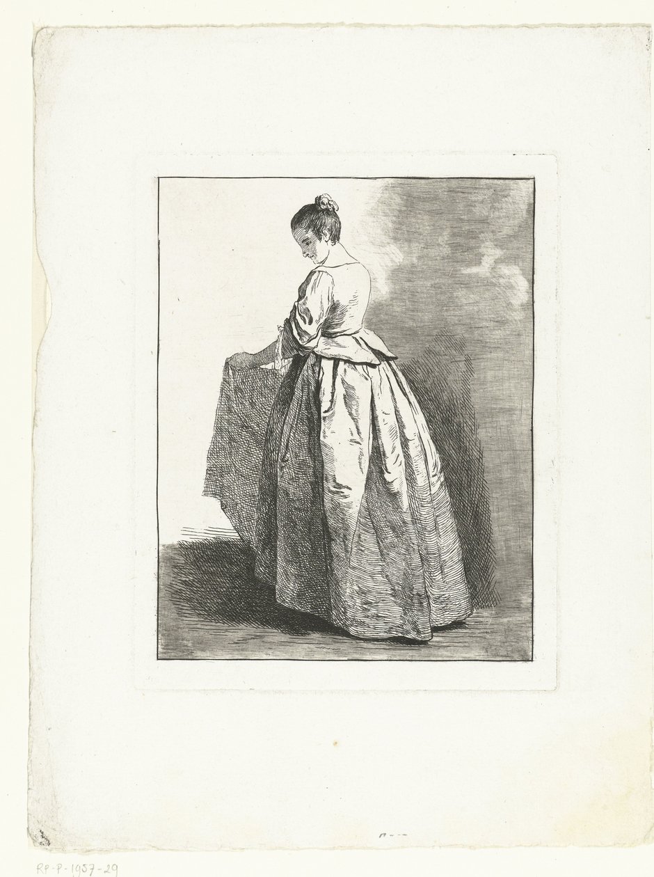 ung pige Figurstudier (serietitel) Etudes de figures gardiner (serietitel) af Michel Barthelemy Ollivier