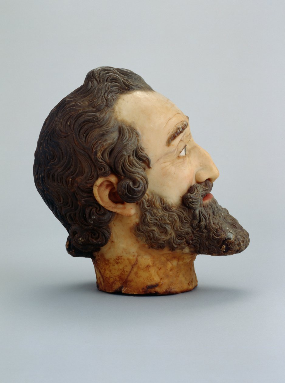 Kong Henrik IV af Frankrig, ca. 1610 (voks) (se også 312138 og 312139) af Michel Bourdin