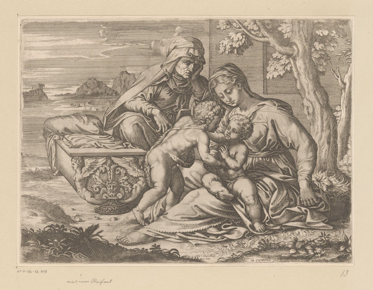 Mary og Barn med H. Anna af Michel Corneille (II)