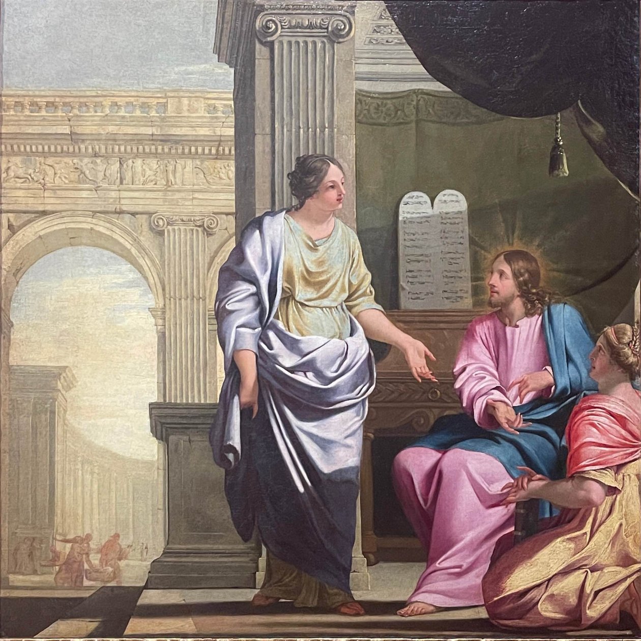 Fransk:  Le Christ chez Marthe et Marie af Michel Corneille the Elder