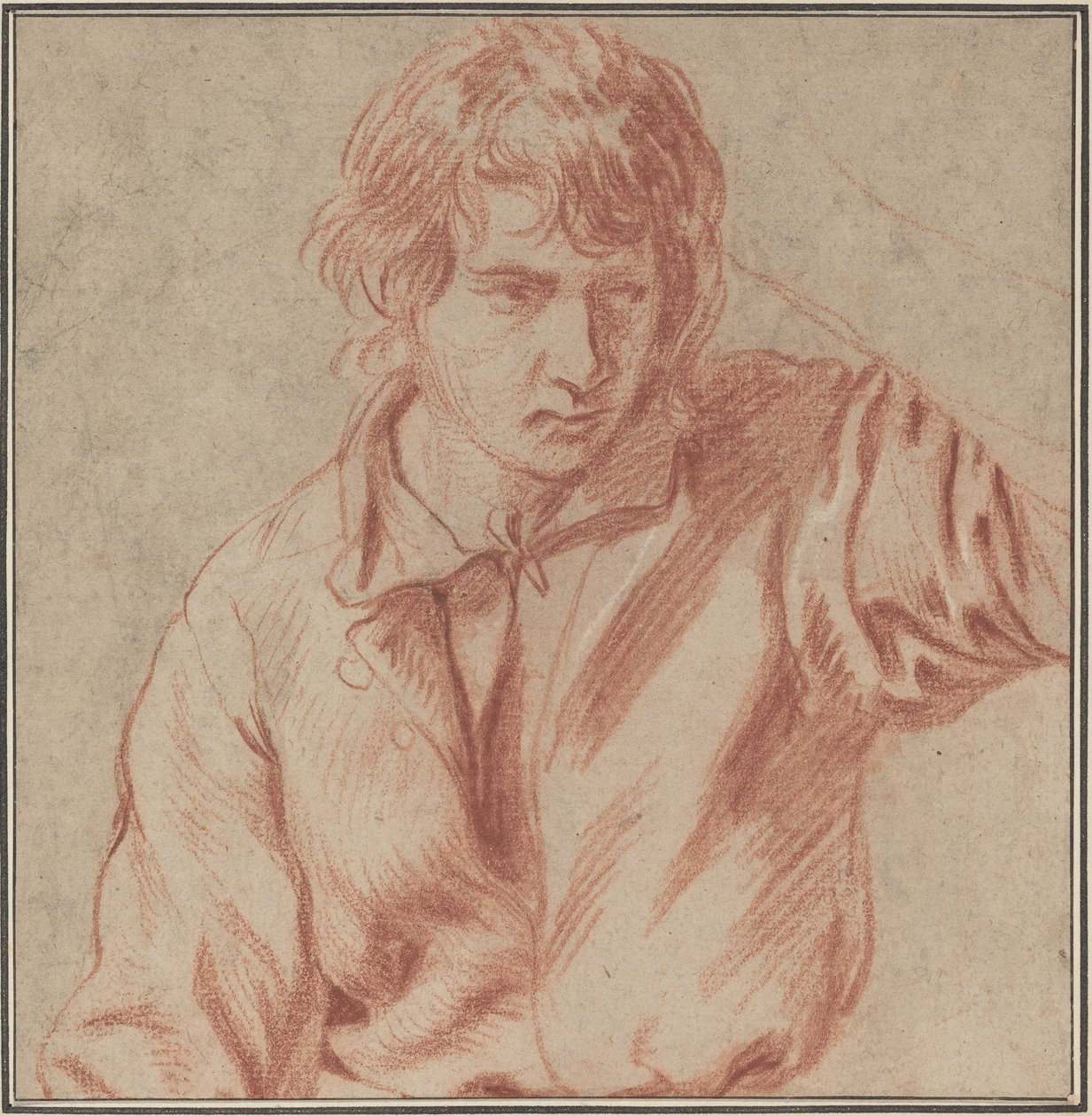 Ung mand af Michel Francois Dandre Bardon