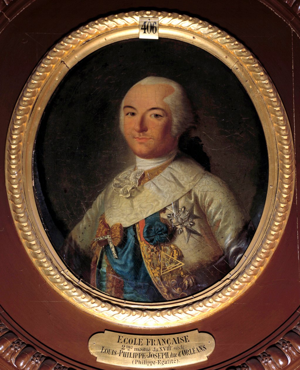 Fransk revolution: "" Portræt af Philippe Egalite (1747-1793), Louis Philippe II Joseph d
