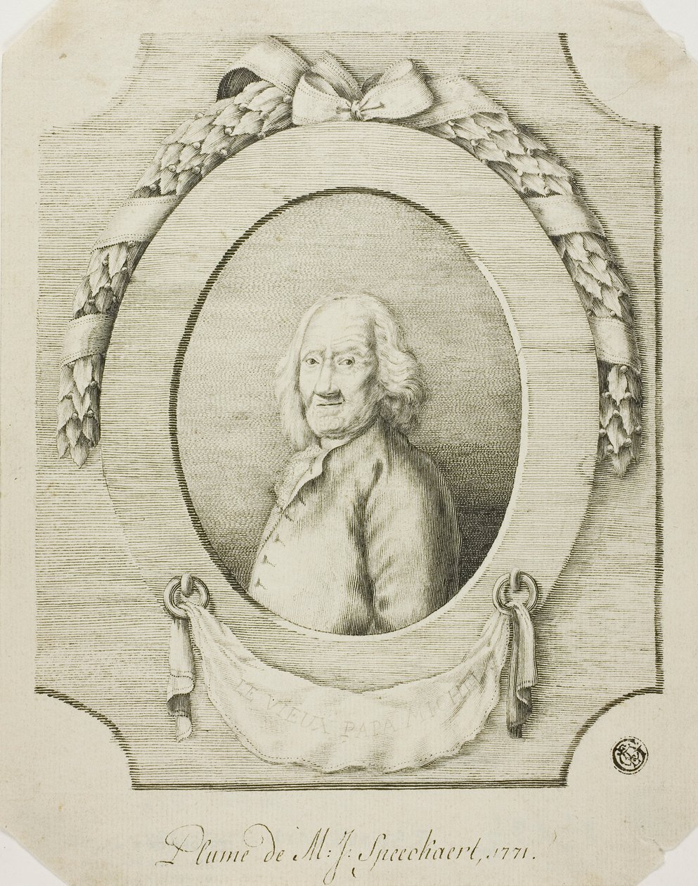 Gamle far Michel af Michel Joseph Speeckaert