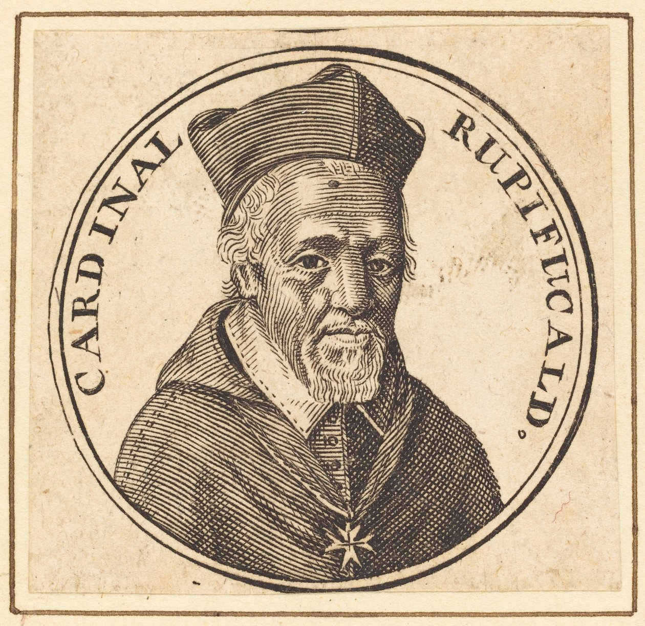 Francois La Rochefoucauld af Michel Lasne