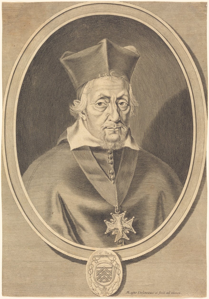 François La Rochefoucauld af Michel Lasne