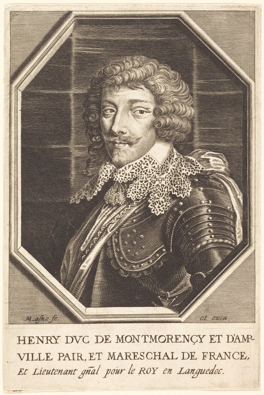Henrik 2., hertug af Montmorency af Michel Lasne