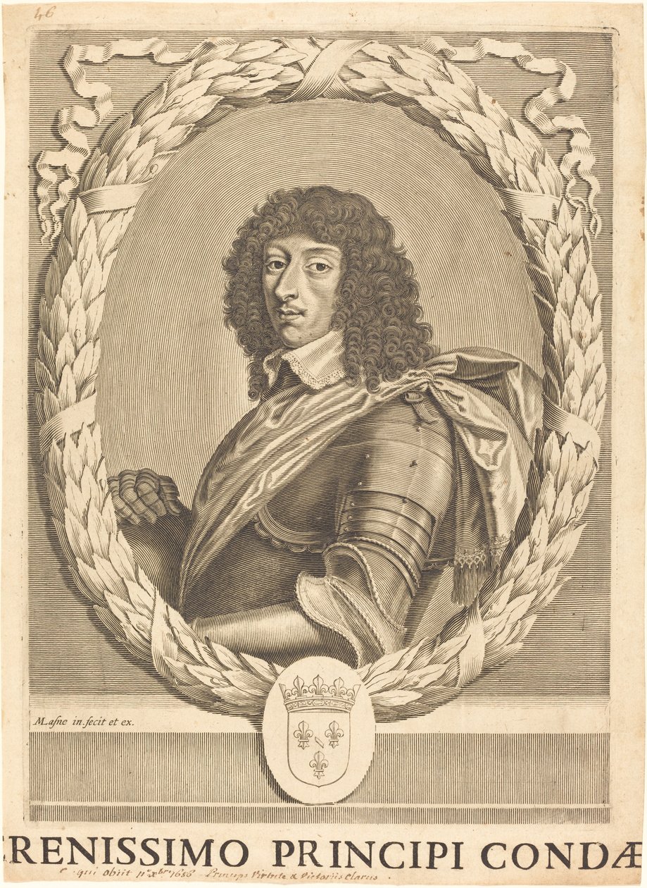 Ludvig II af Bourbon af Michel Lasne