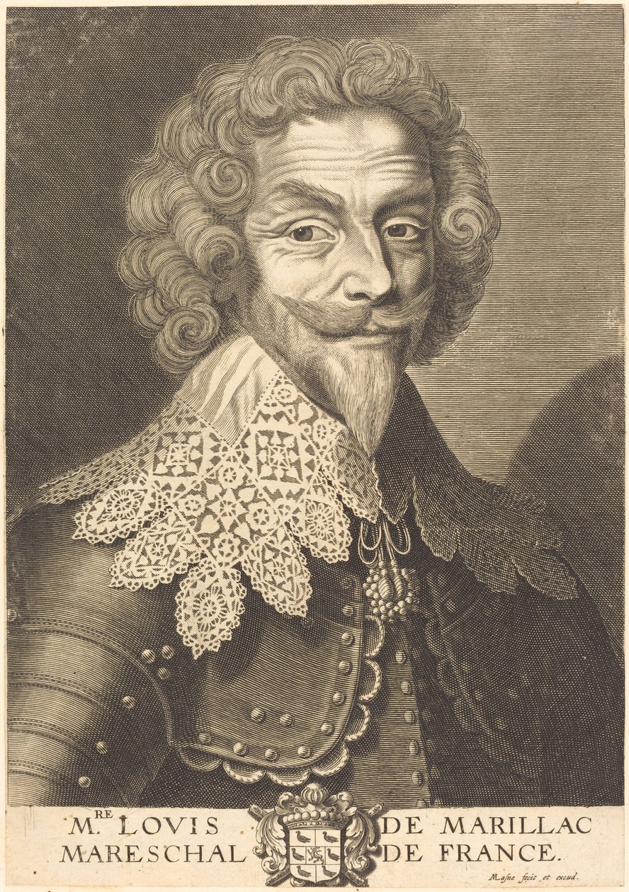 Louis de Marillac, hertug af Beaufort af Michel Lasne