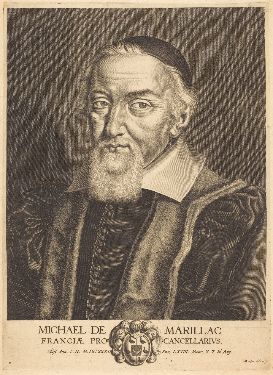 Michel de Marillac af Michel Lasne