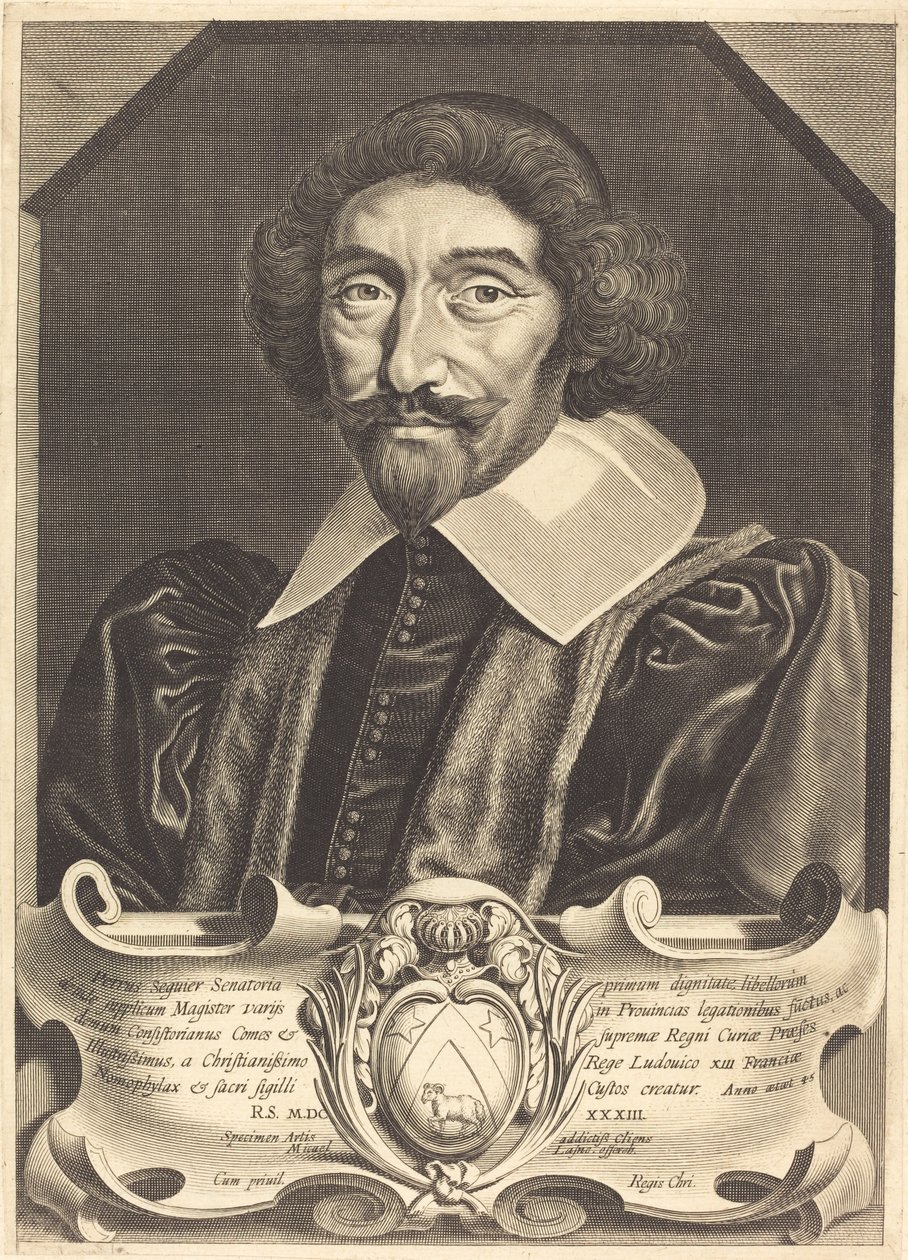 Pierre Séguier af Michel Lasne