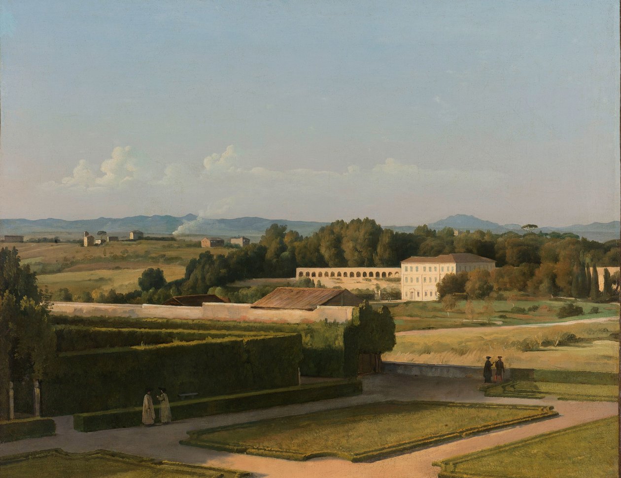 Udsigt over Villa Medicis haver Udsigt over Villa Medicis haver af Michel Martin Drolling