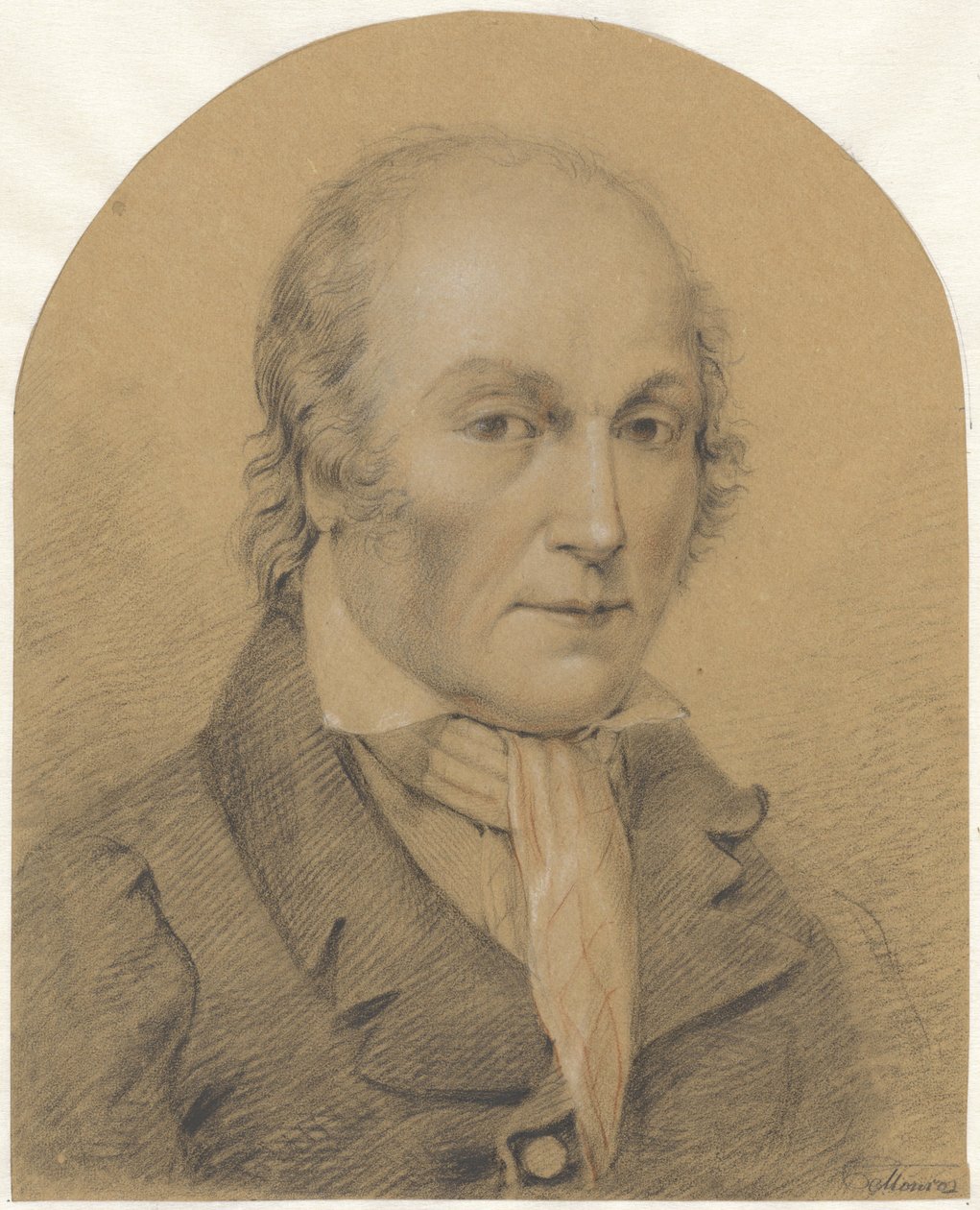 Selvportræt af Jean François Michel Mourot af Michel Mourot