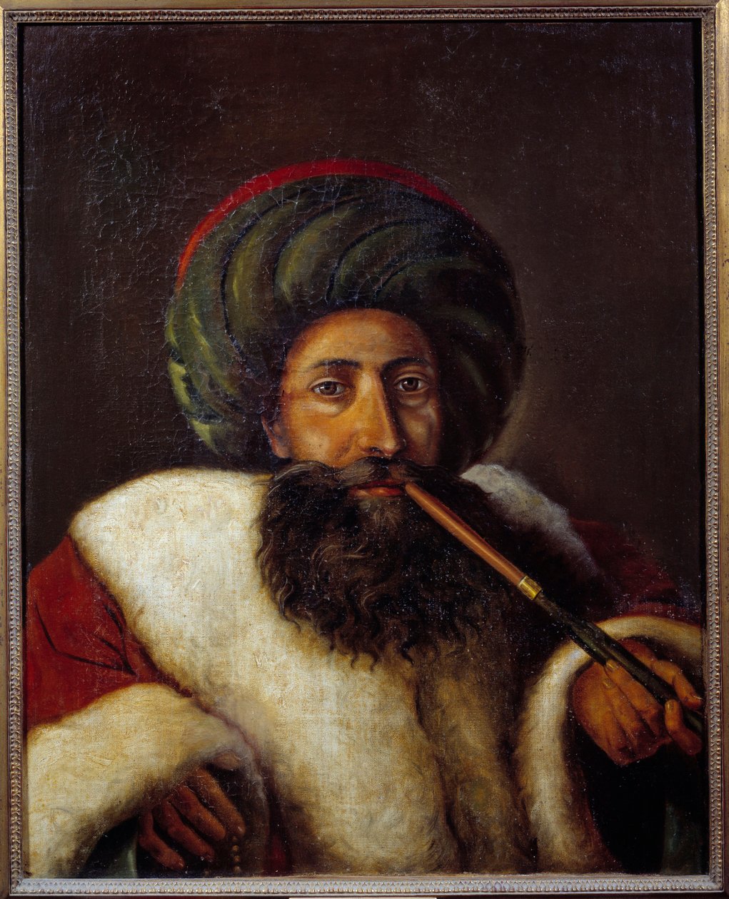 Portræt af El Seyd Khalil Bekry (Elbekri), sheik og medlem af den store divan i Cairo. Maleri af Michele Rigo (1770-1815) af Michel Rigo