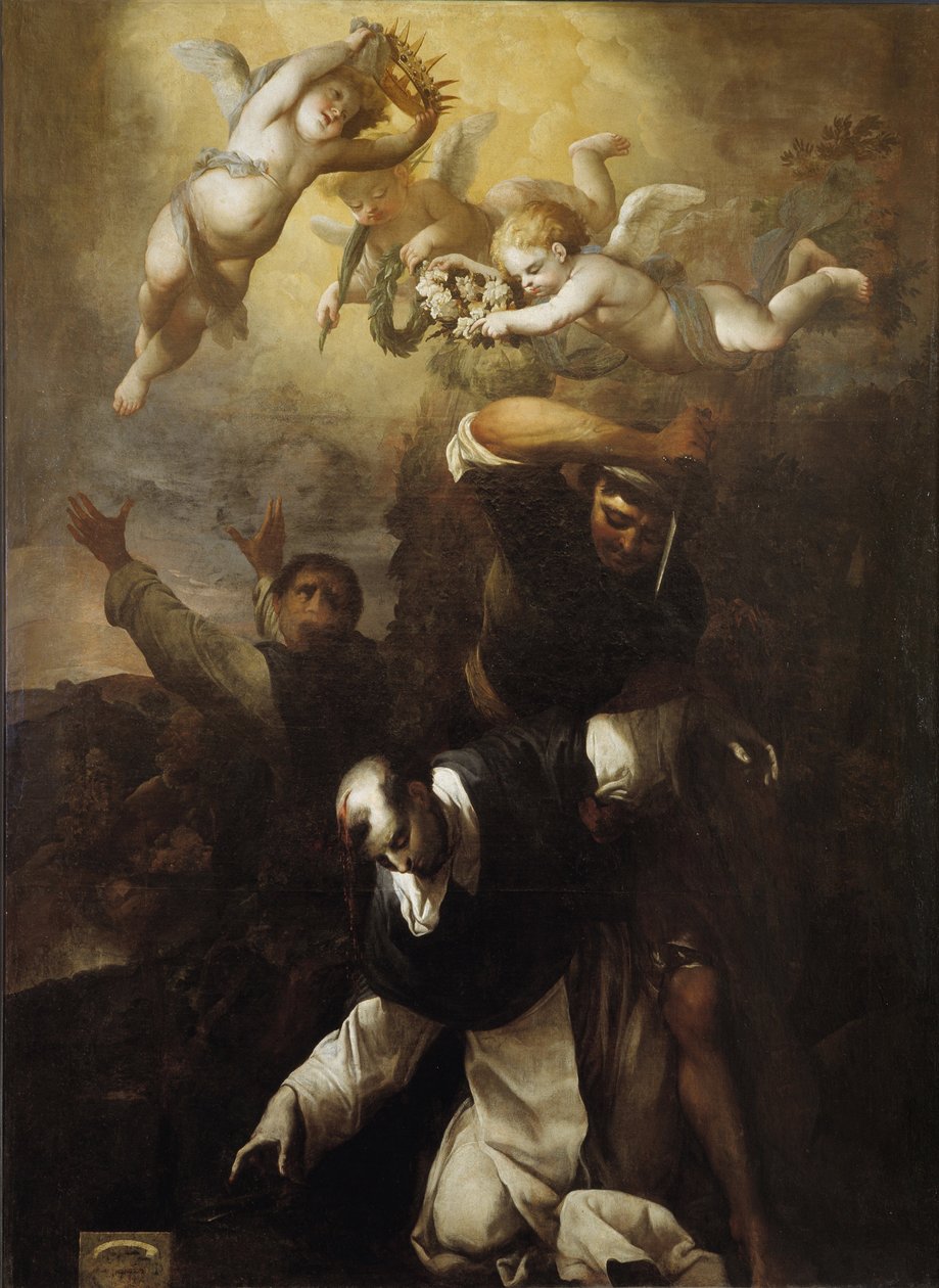 Sankt Peter af Veronas martyrium (Fra Pietro da Verona eller Peter Martyr af Michel Serre