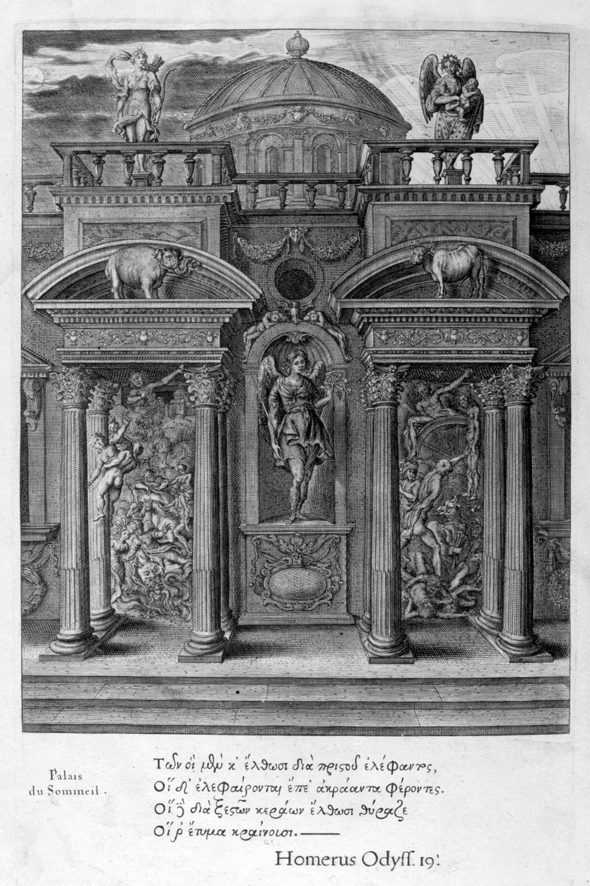 Søvnens hus, 1655 af Michel de Marolles