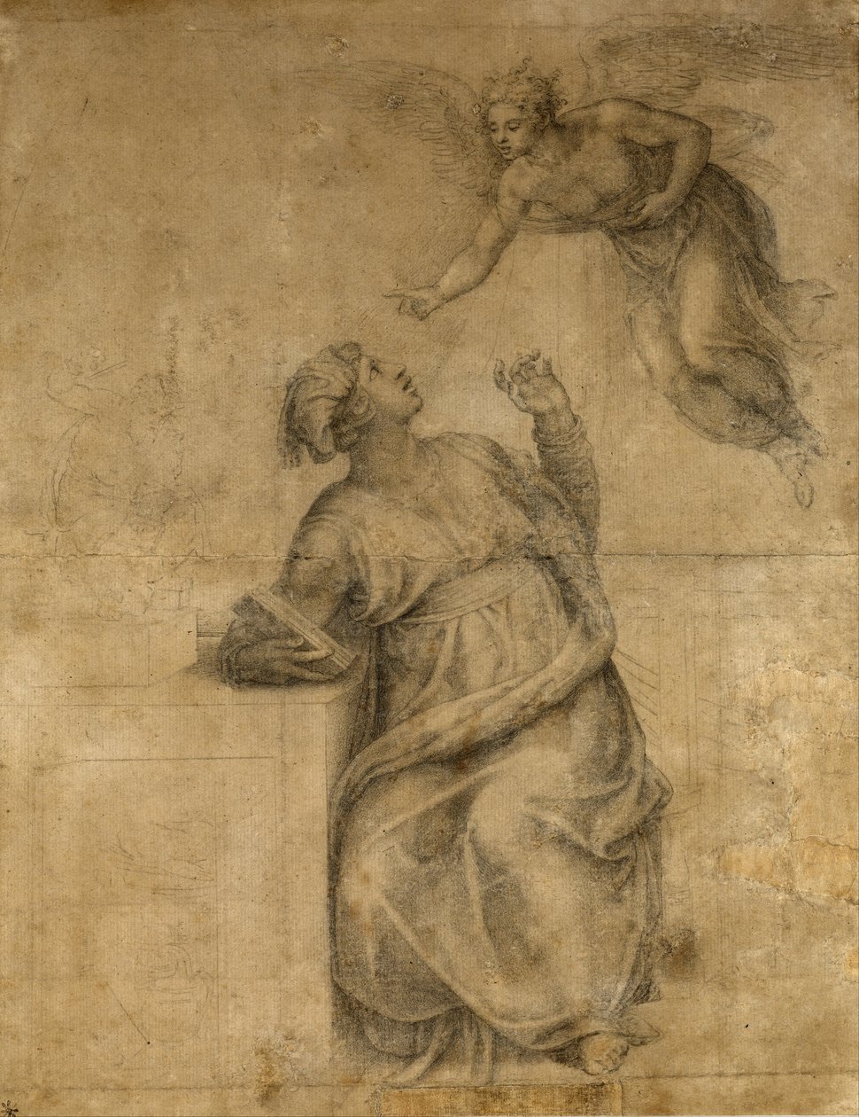 Meddelelse til jomfruen af Michelangelo Buonarroti